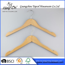 Solide hölzerne Kleiderbügel Top Kleiderbügel In Natur Holz Kleiderbügel für Haus- und Hotelbesuche